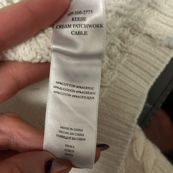 Rails Reese Cardigan in Cream Patchwork
Small 
In great condition - Picture 3 of 6